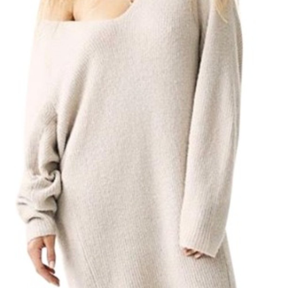Free People Tunic Long Sleeve Oversize Top - Picture 3 of 3